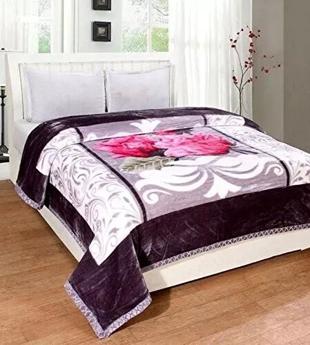 Gullivar Luxurious Super Soft Couverture de lit double en vison 3,5 kg de...