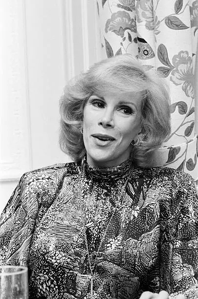 American Comedian Joan Rivers, 10th December 1983 Old Photo 3