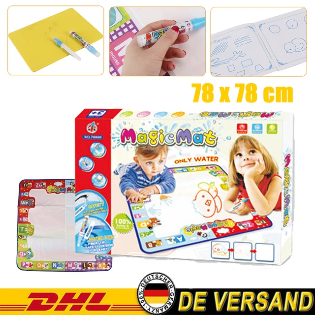 Magische Zeichenmatte Mal-Tafel Aqua Magic Matte für Kleinkinder Kinder