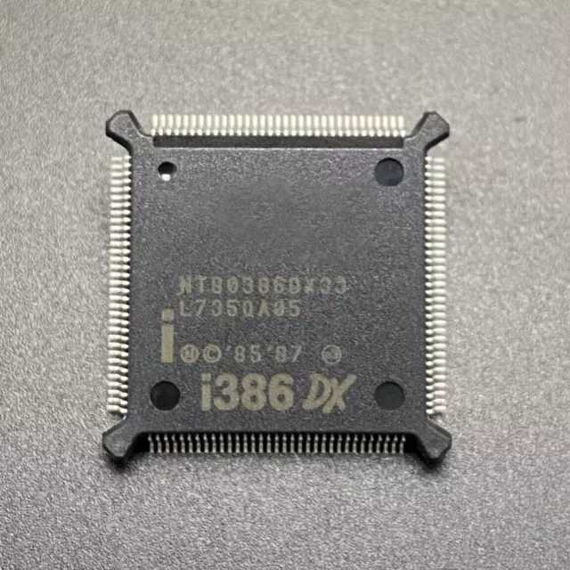 Intel NT80386DX33 CPU i386DX Processor QFP132 33MHz NOS 80386 H 2