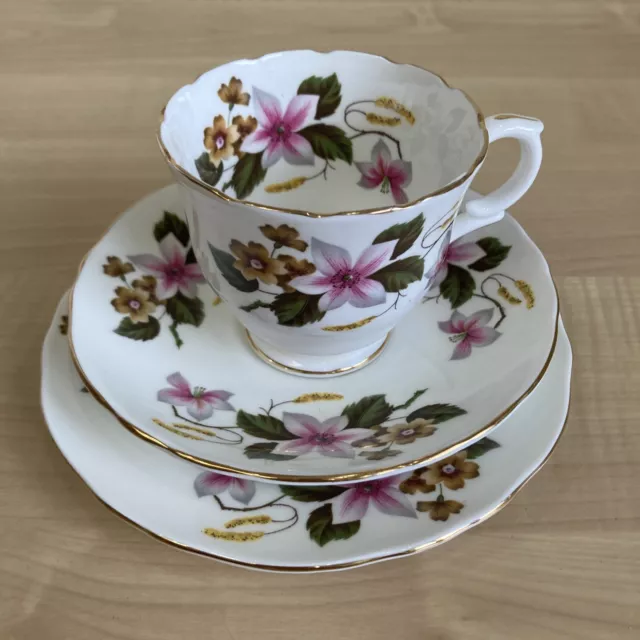 Vintage Crown  Staffordshire | Windermere | Bone China Trio | cup saucer & plate