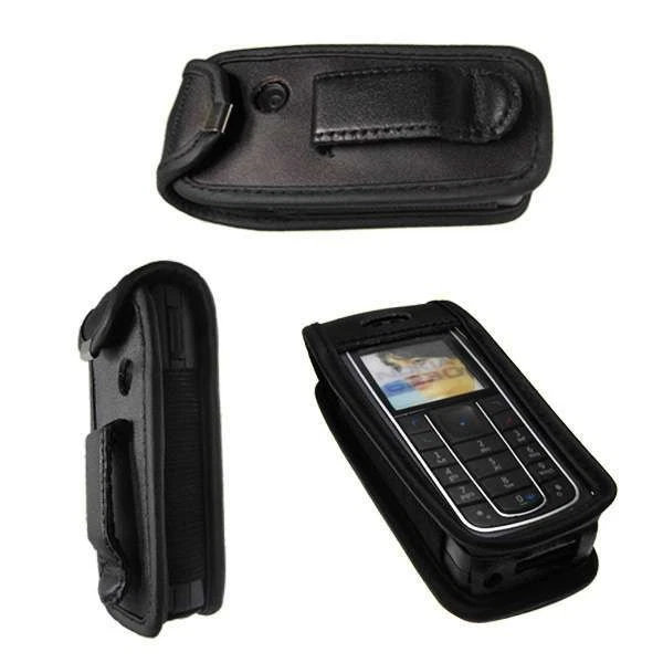 Sac En Cuir Véritable Avec Clip Ceinture Pour Nokia 130 (2017) | Noir, Marque Caseroxx