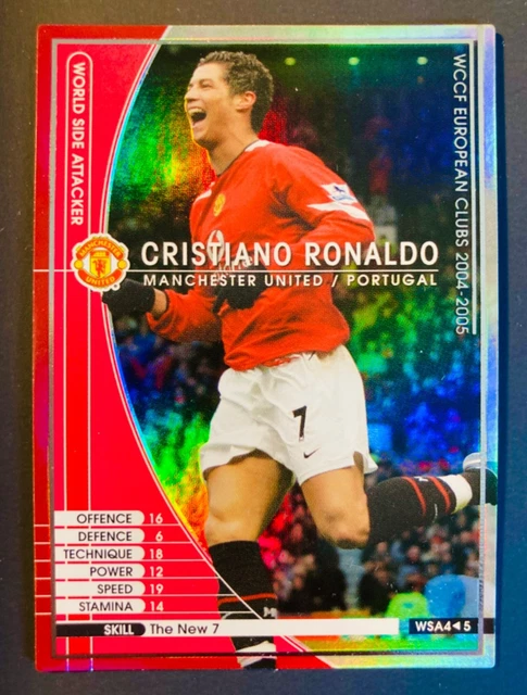 PANINI WCCF 2004-2005 Cristiano Ronaldo Manchester United