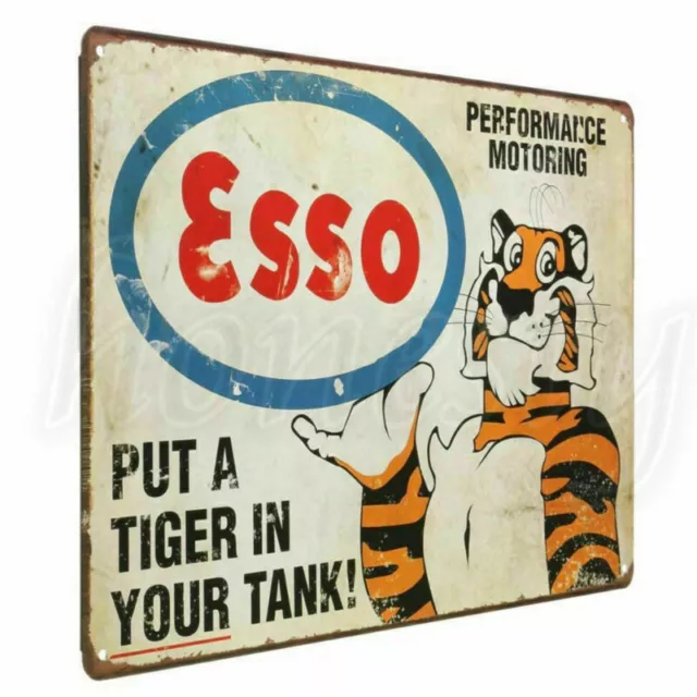 Retro Tiger Metal Tin Sign Vintage Poster Plaque Bar Pub Cafe Wall Decor 20X30cm