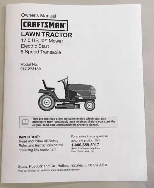 Craftsman ys4500 parts 2025 manual