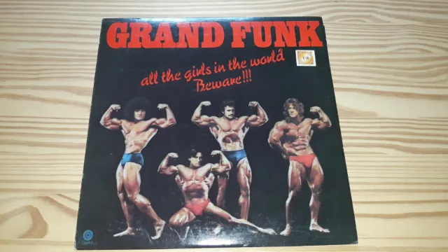 Lp 33T Grand Funk " All The Girls In The World Beware " Insert So 11356 Usa 1974