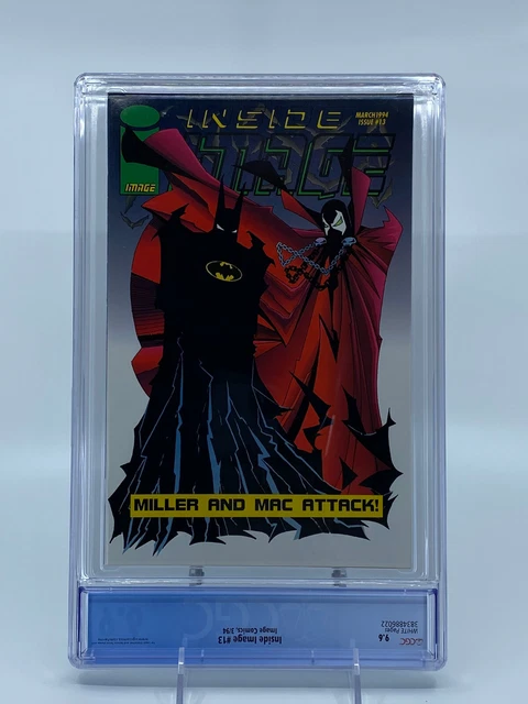 Inside Image #13 CGC 9.6 White Pages McFarlane Spawn Batman Flip Cover