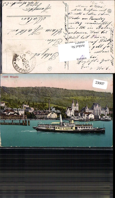 694921 Bregenz am Bodensee Hafen Dampfer Bregenz am Bodensee Hafen Dampfer