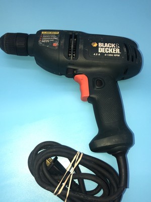BLACK \u0026 DECKER - Corded Drill 4.5A 0 