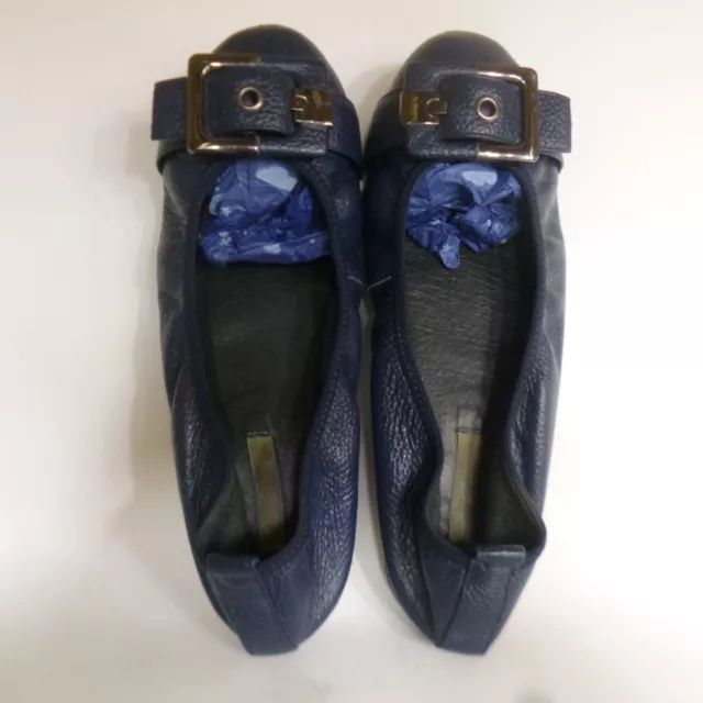 ZAZOU SPIRIT LEATHER Ballet flat shoes with buckle size 37 35.00 PicClick AU