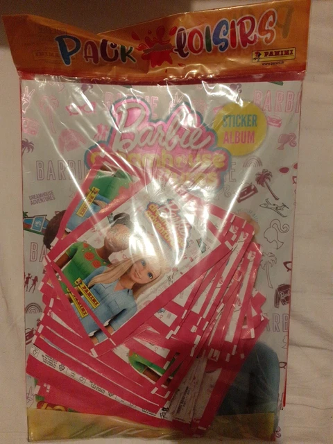Album Stickers Barbie Dreamhouse Adventure - 180 Stickers Dont Pailletés - 32 Pages + Posters - Panini