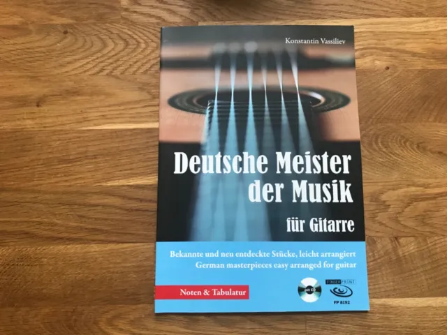 Deutsche Meister der Musik für Gitarre Fingerprint Notenbuch mit CD FP8192