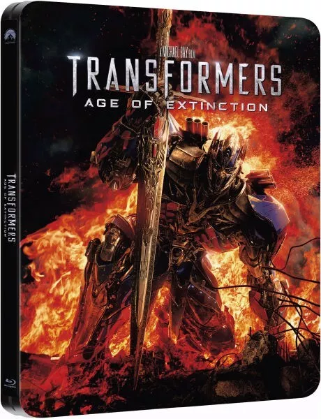 Blu-ray Steelbook Transformers Ära des Untergangs geprägt  NEU/OVP