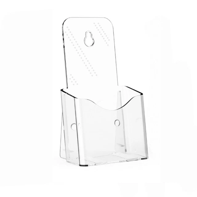 4.3 x 7.7 Inches Acrylic Brochure Holder  Pamphlet, Booklet, Menu