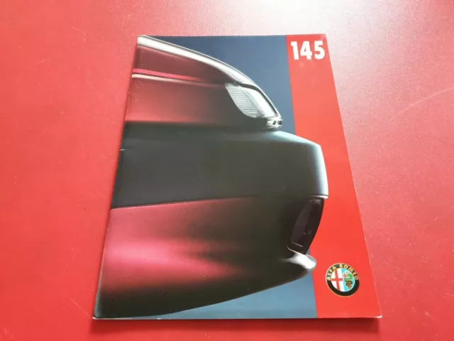 1995 Alfa Romeo 145 1.6 L & 1.7 16v Boxer Engine Model Brochure