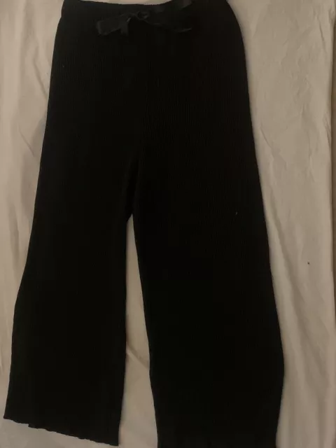 Top Shop Crimped Wide Leg Trousers Size 12 3