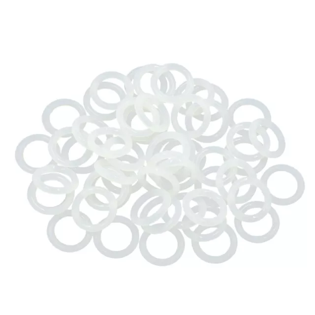 50Pcs Arandela De Goma Anillo O De Silicona Sello De Junta De Coche 19x3,1mm