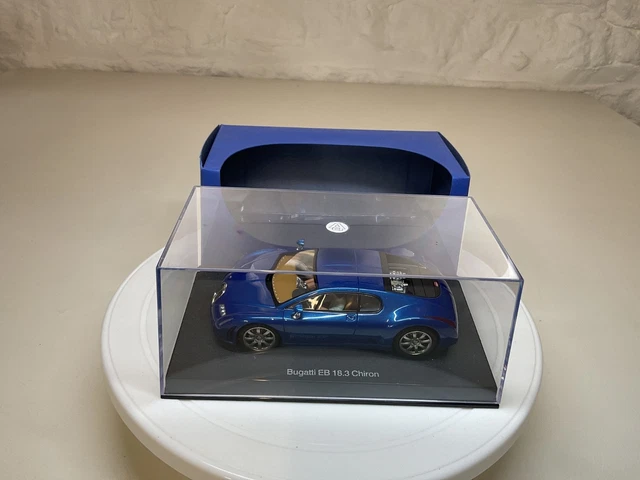 Bugatti EB 118 Autoart 1/43 – Miniature Bleue Paris 1998, état Neuf En Boîte