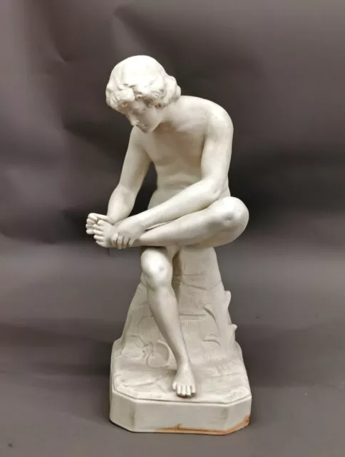 99840923 Figurine en Porcelaine Dornauszieher Bien Thuringe, Allemagne 10x9x22cm