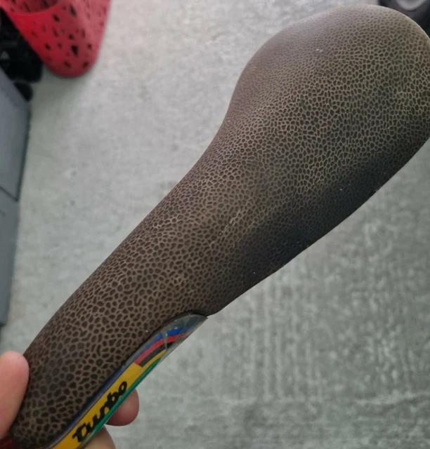 SELLA VINTAGE SELLE ITALIA TURBO marrone saddle brown bici corsa EROICA