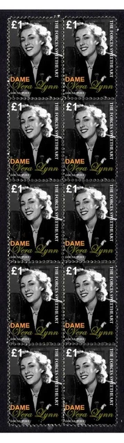 MARIE OSMOND AMERICAN Icons Strip Of 10 Mint Vignette Stamps 1 EUR 4,97