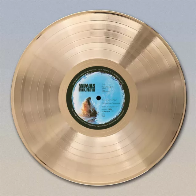 Pink Floyd  "Animals" Gold or Platinum LP Wall Art.