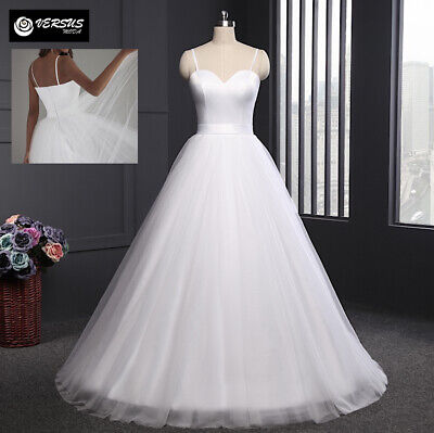 Abito Vestito da Sposa Tulle Bianco Corpetto a Cuore Wedding Dress BRID029