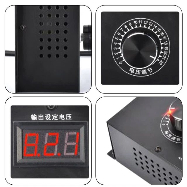 Speed Controller-10000W Voltage Regulator SCR Electronic Temperature Motor FAN