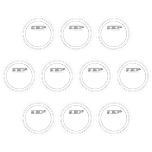 10pcs Photo Buttons Badge Materials Pin Making Kit Diy Blank Button Supplies