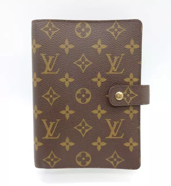 Louis Vuitton R20106 Day Planner Cover Agenda GM Monogram Used from Japan