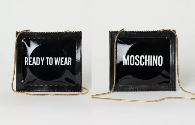 MOSCHINO HANDBAG READY to Wear Condom Bag Purse H M 250.00 PicClick