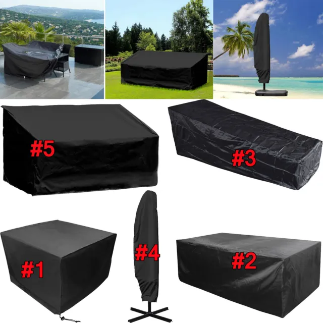 Waterproof Outdoor Garden Patio Furniture Protect Ratten Table Cube Seat Covers
