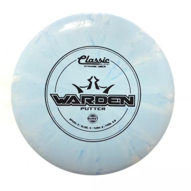 DISC GOLF DYNAMIC DISCS CLASSIC BLEND WARDEN PUTTER 176g LT BLUE BURST