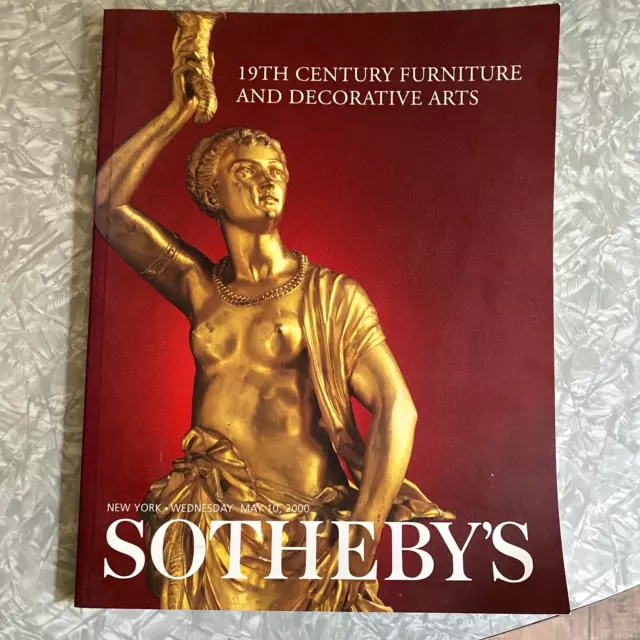 Sothebys Auction Catalog 2000 New York 19th Century Furniture Decorative Art
