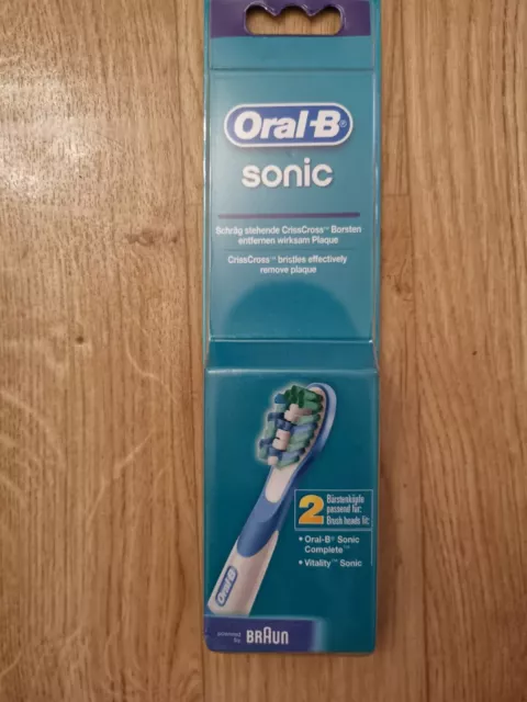 Lot de 2 Brossettes Oral B Sonic