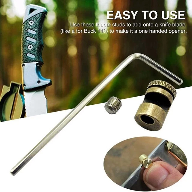Neuf 110 Pouce Clou Appui Cutter-Button 416 Acier Matériel 110-Screw Poussoir