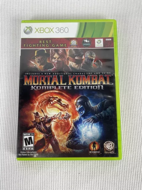 Mortal Kombat -- Complete Edition (Microsoft Xbox 360, 2012) for