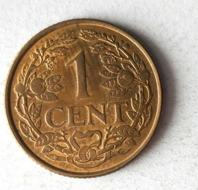 1965 NETHERLANDS ANTILLES CENT - Excellent Coin - Free Ship - Bin #146
