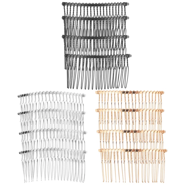 LLTGMV Dreifach-Haarkamm 21 Cm Für Feines Haar | Volumen & Styling – Ideal Zum Zurückkämmen & Scheiteln