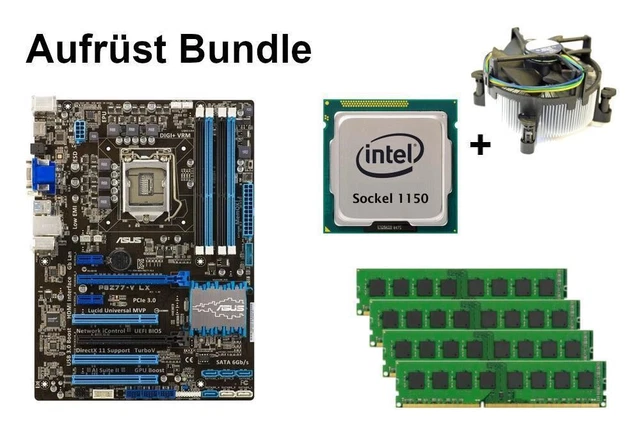 Combos de CPU y placas base, Componentes/piezas ordenador