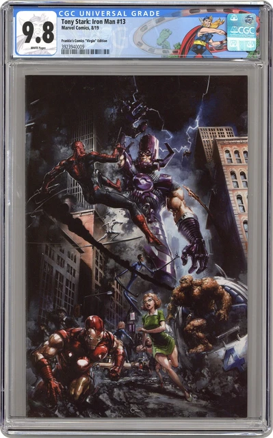Tony Stark Iron Man #13 Crain Frankie's Virgin Variant CGC 9.8 2019 3923940009