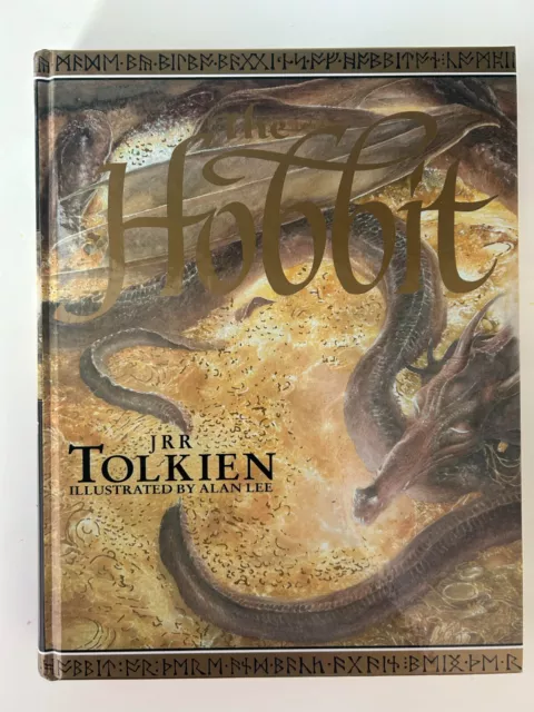 The Hobbit by J.R.R. Tolkien, hardback book, illustrated by Alan Lee
