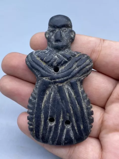 Ancient Bactria-Margiana Steatite Schist Votive Idol, 3rd - 2nd Millennium BCE