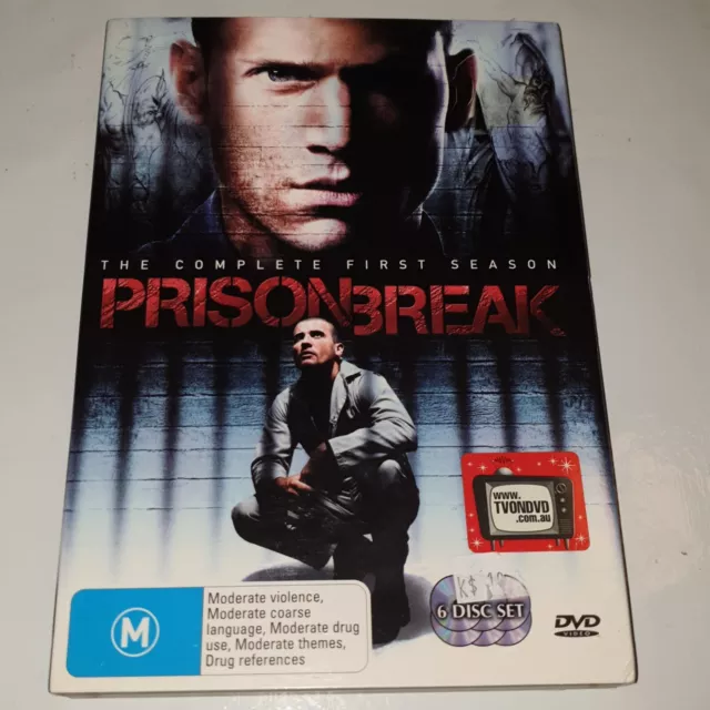 Prison Break - The Complete First Season / Series 1 (DVD, 2005) 6 Disc Set
