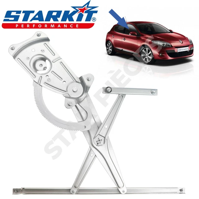 Lève-vitre électrique Avant Gauche Pour Renault Megane 2 (2002-2008) - Compatible Confort