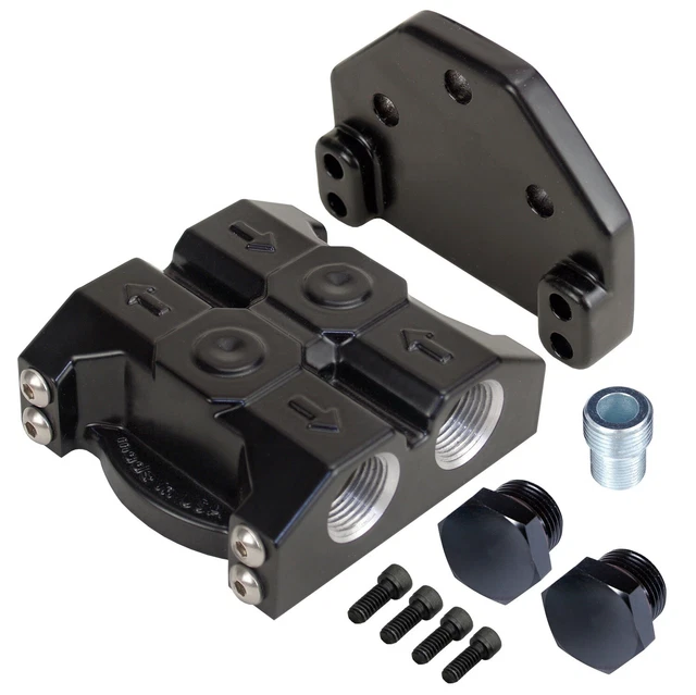 Derale 35709 Premium Engine Oil Filter Remote Mounting Kit