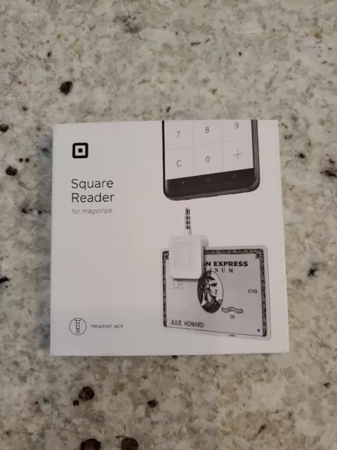 Square A-SKU-0047-04 Credit Debit Card Reader White for Apple iPhone iPad