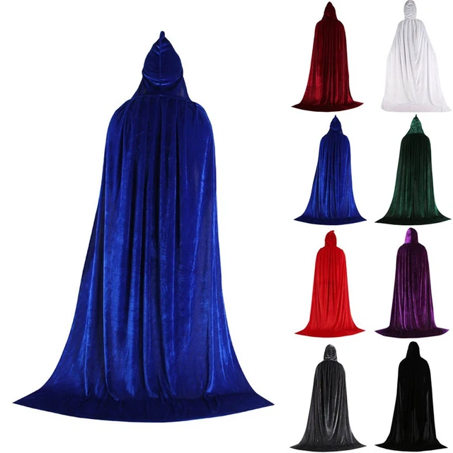 Cappuccio mantello strega cappotto cappuccio bambini vampiro Natale costume cosplay