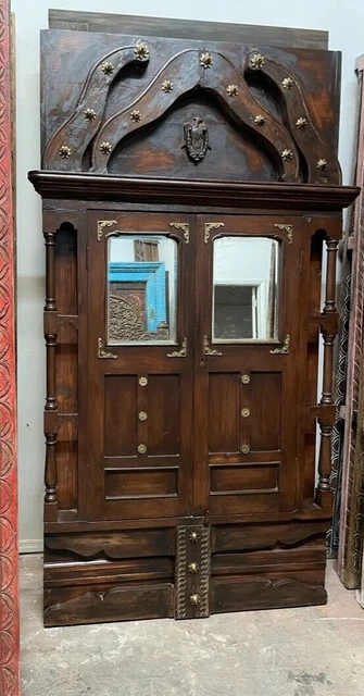 Antique Medieval Door, Barn doors, Rustic Gothic Teak Wine Cellar Door CLEARANCE