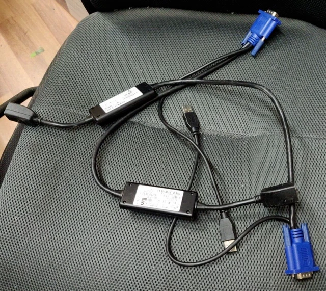 4X DELL UF366 USB KVM Switch SIP Server Interface Pod Cables £31.31 ...